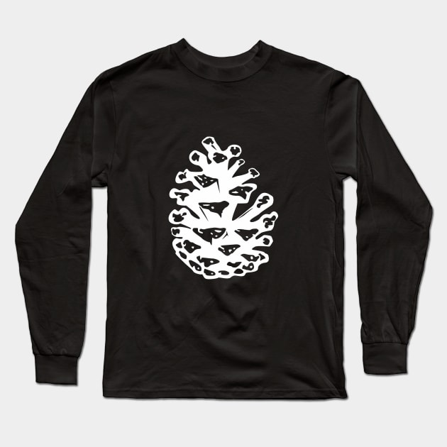 Pinecone shirt Long Sleeve T-Shirt by keenkei